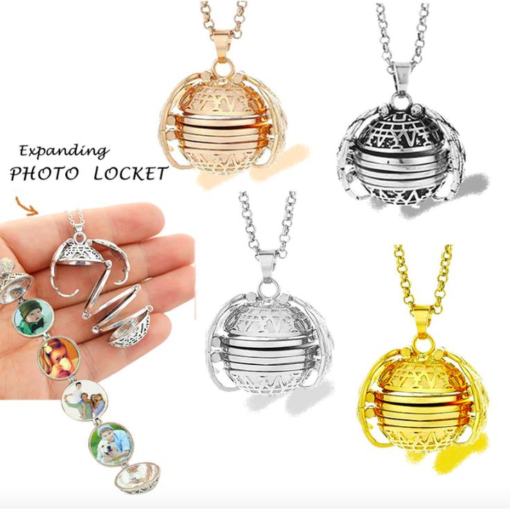 BUY 1 GET 1 FREE--Angel Wing Photo Locket Necklace