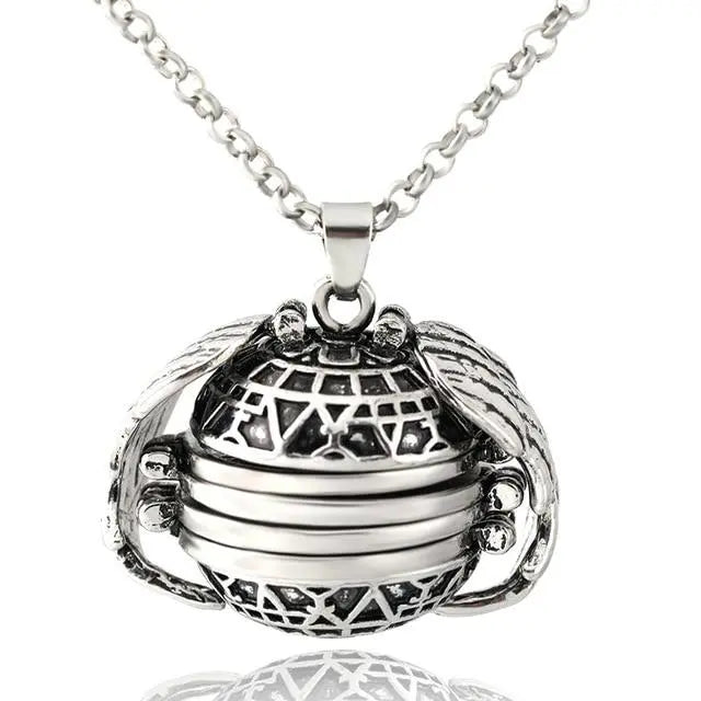 BUY 1 GET 1 FREE--Angel Wing Photo Locket Necklace