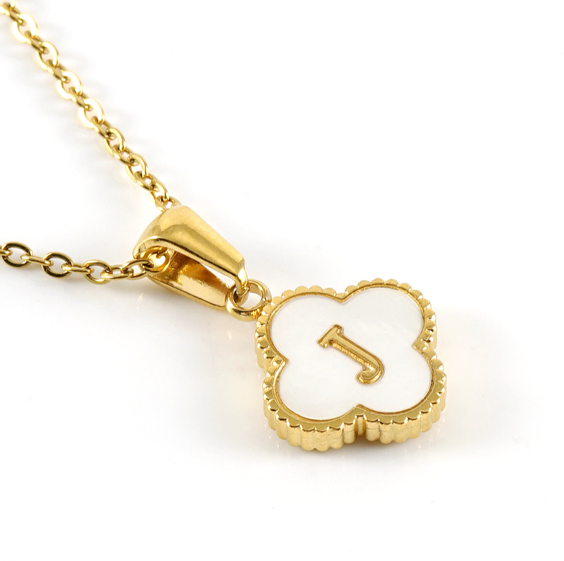 Flash Sale 49% Off Ends Tonight--18K Clover Letter Necklace