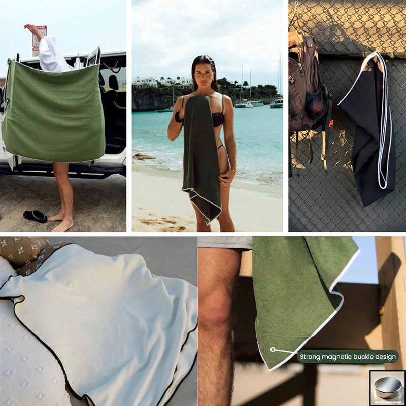 49% OFF Today Only--Outdoor Magnetic Bath Towel