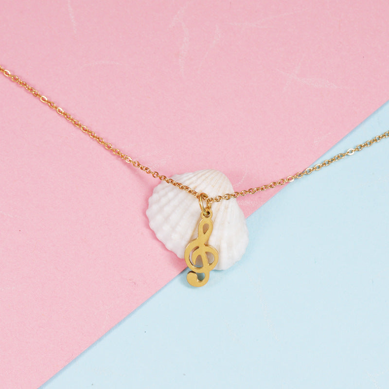 Music Note Necklace