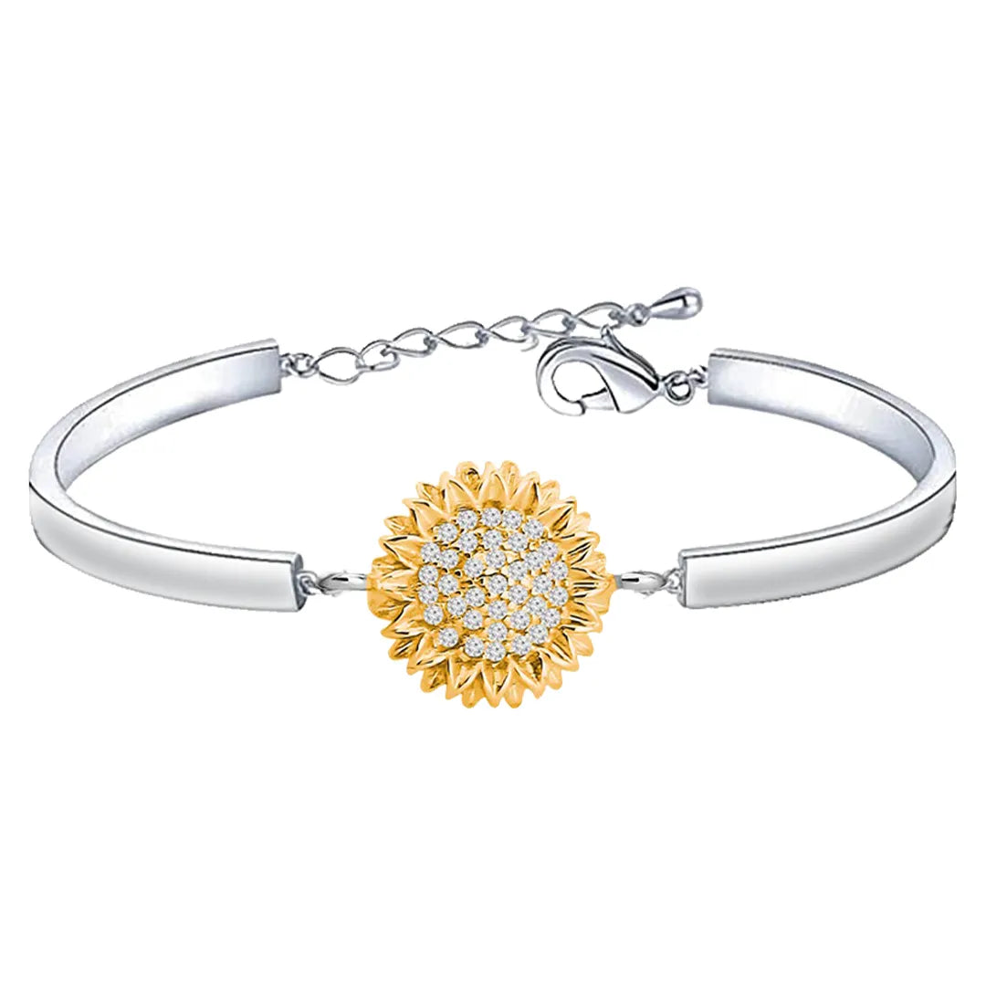 Early Christmas Sale--BUY 1 GET 1 FREE--Sunflower Three-section Bracelet