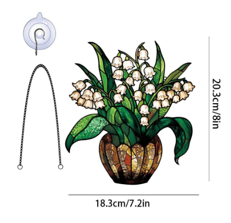 🔥Hot Sale 49% OFF🌺Stained Suncatcher Hanging Decor