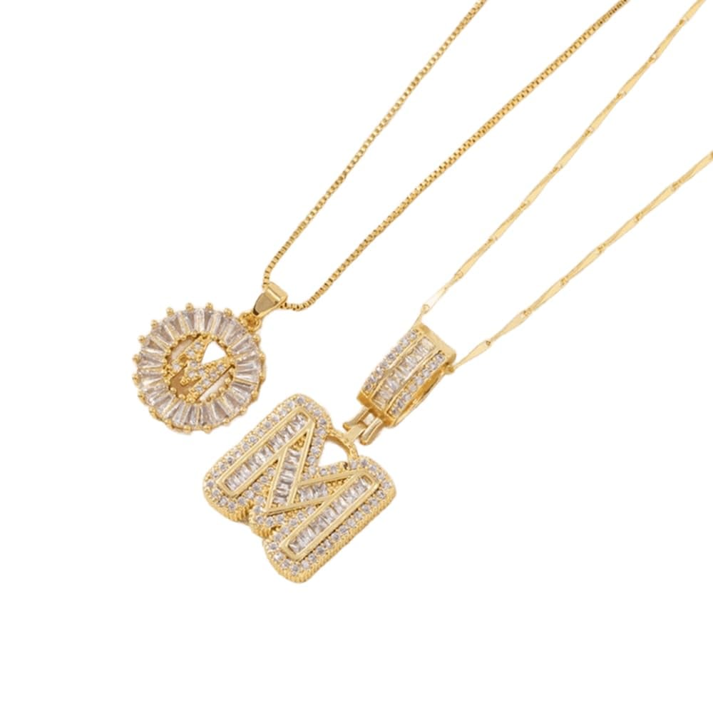 BUY 1 GET 1 FREE (2 Pack) - Initial Letter Pendant Necklaces