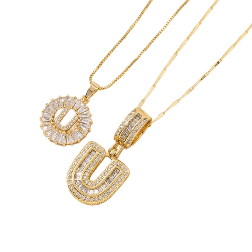 BUY 1 GET 1 FREE (2 Pack) - Initial Letter Pendant Necklaces
