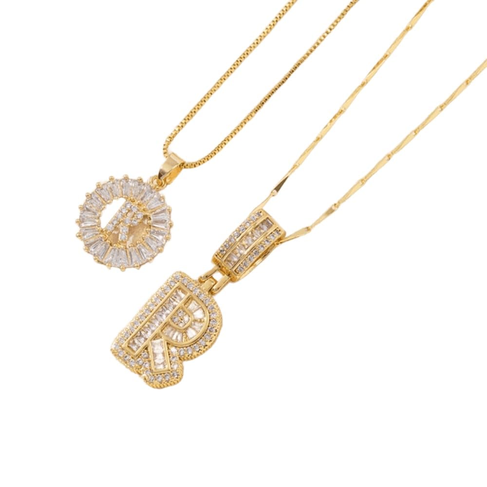 BUY 1 GET 1 FREE (2 Pack) - Initial Letter Pendant Necklaces