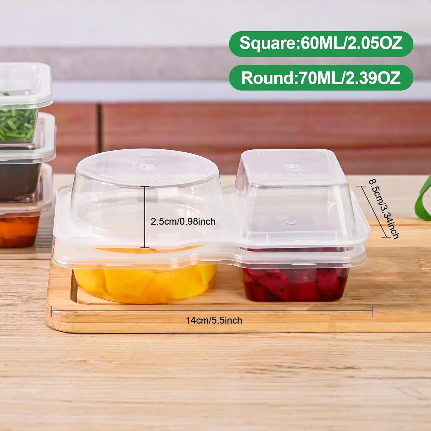 💥Last Day 49% OFF💥Double Compartment Condiment Containers