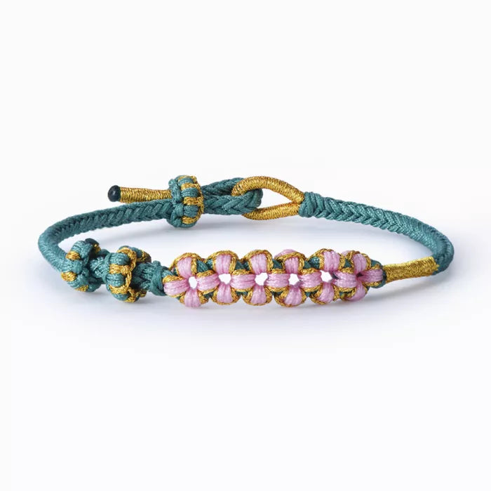 BUY 1 GET 1 FREE--🥳Grandmother & Granddaughter “A Link That Can Never Be Undone” Blossom Knot Bracelet