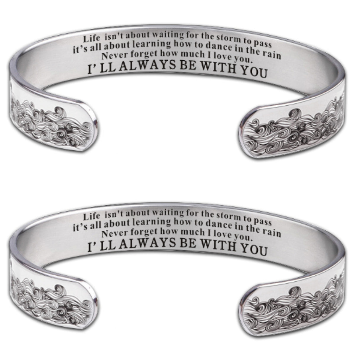 BUY 1 GET 1 FREE--To My Granddaughter, I Will Always Be With You Bracelet
