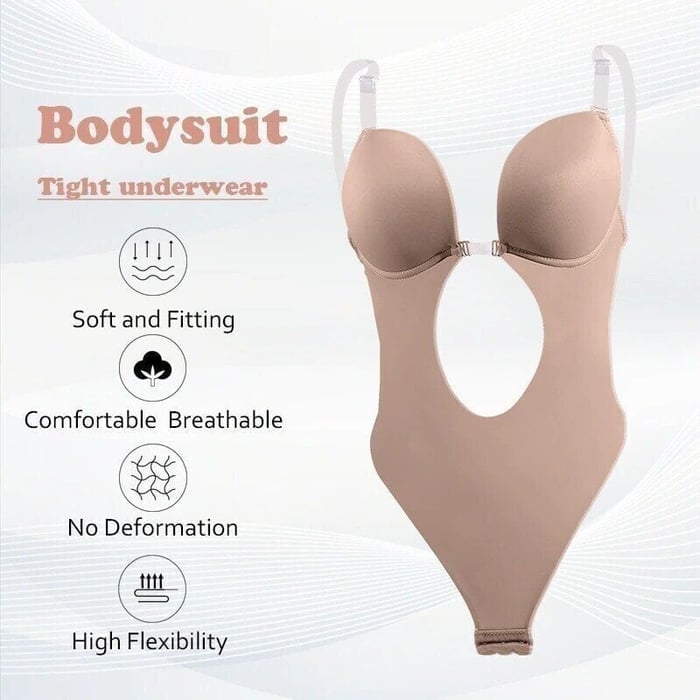 🔥Last Day 49% OFF🔥Plunge Backless Body Shaper Bra