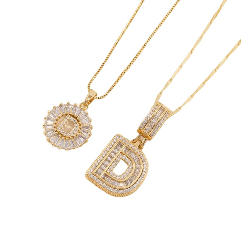 BUY 1 GET 1 FREE (2 Pack) - Initial Letter Pendant Necklaces