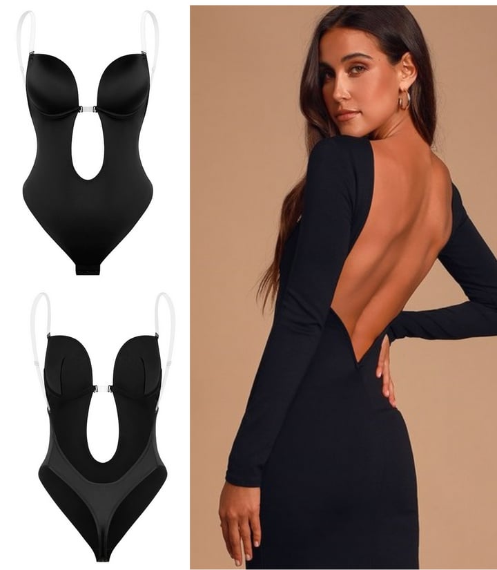 🔥Last Day 49% OFF🔥Plunge Backless Body Shaper Bra
