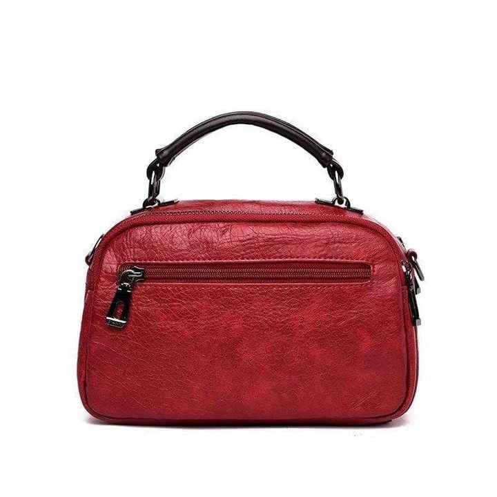 MULTI POCKETS SOFT LEATHER BAG