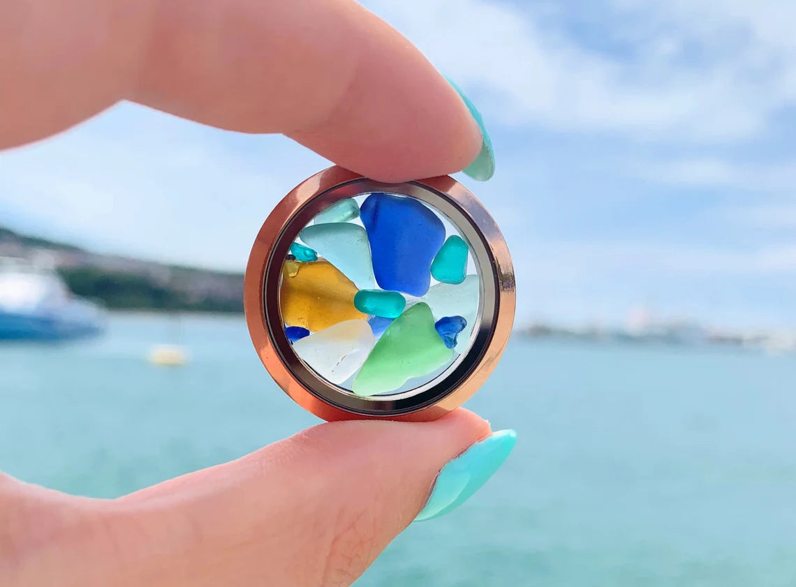 BUY 1 GET 1 FREE--Sea Glass Necklace Unique gift