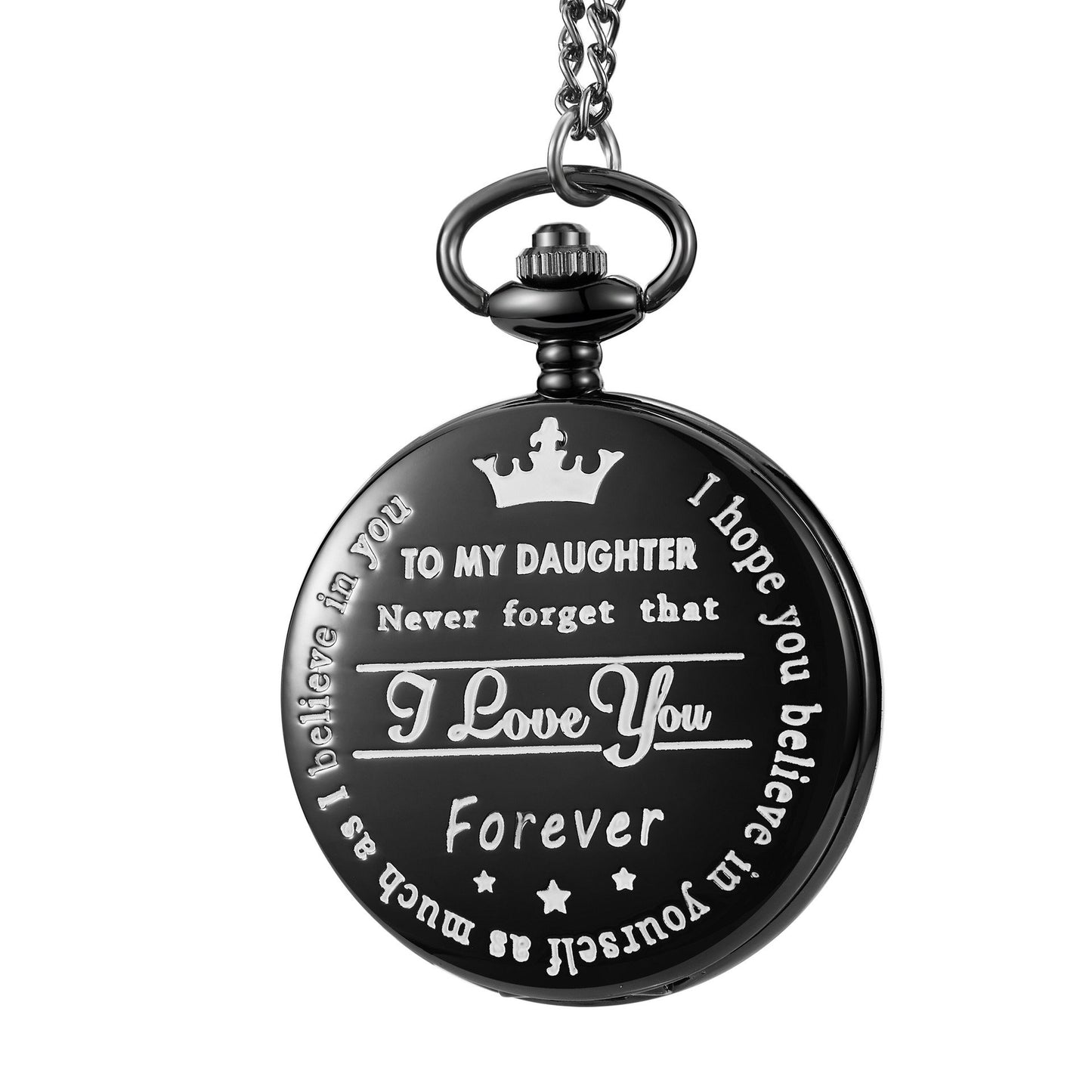 ๐Early Father's Day Sale 49% OFF-๐"TO MY SON/ DAUGHTER/" Quartz Pocket Chain Watch