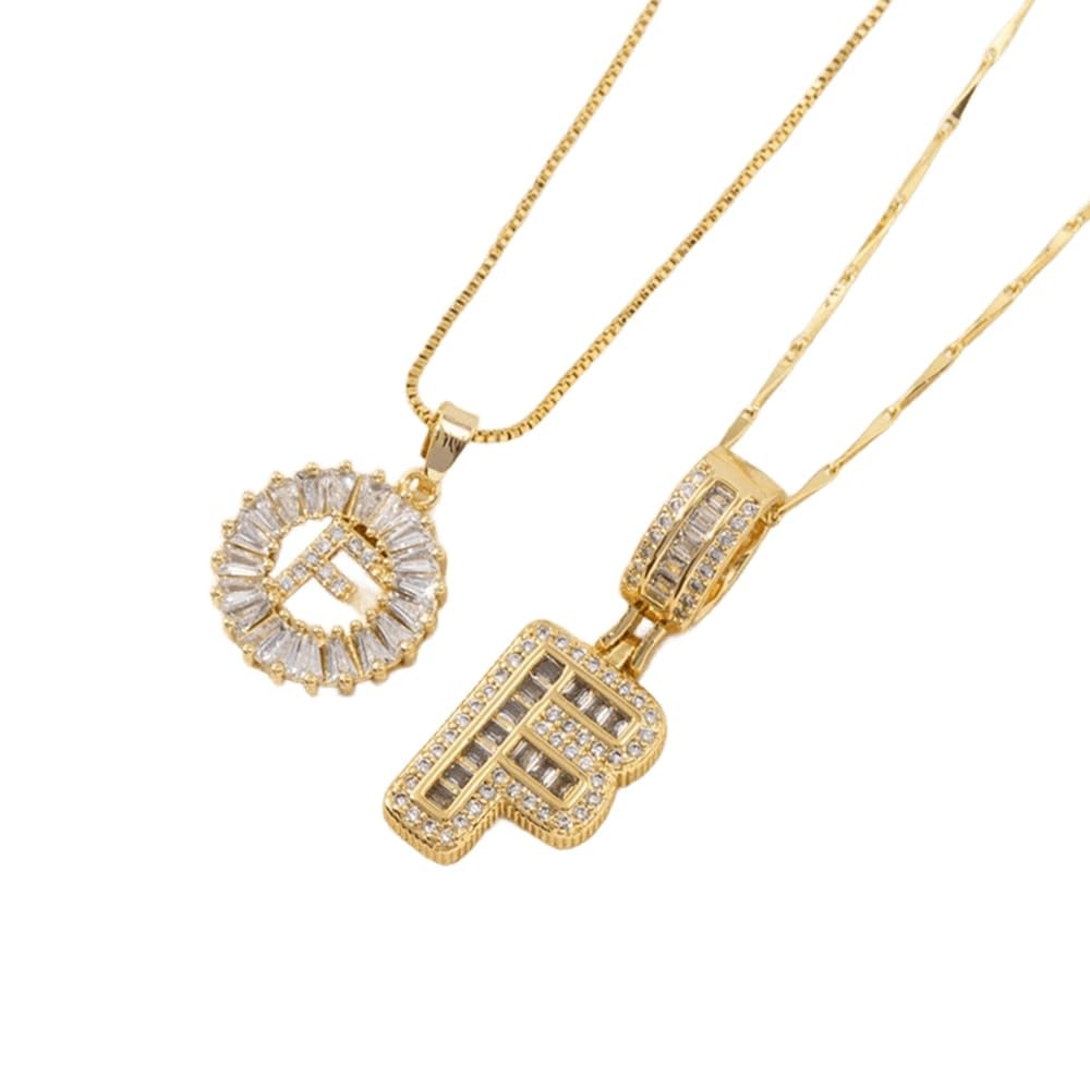 BUY 1 GET 1 FREE (2 Pack) - Initial Letter Pendant Necklaces