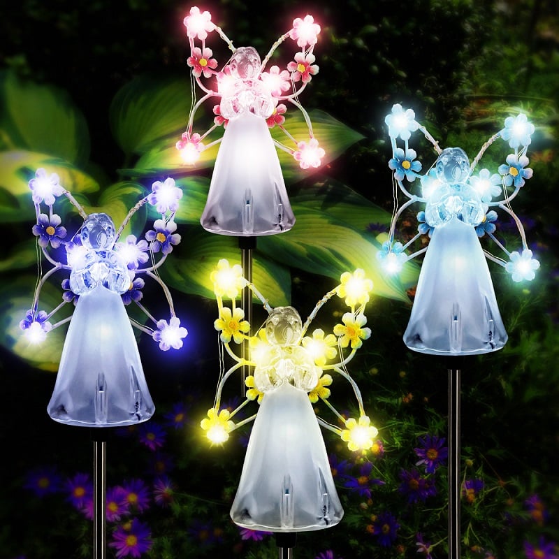 👼LAST DAY 50% OFF - Waterproof Solar Angel lights