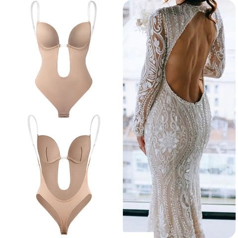 🔥Last Day 49% OFF🔥Plunge Backless Body Shaper Bra