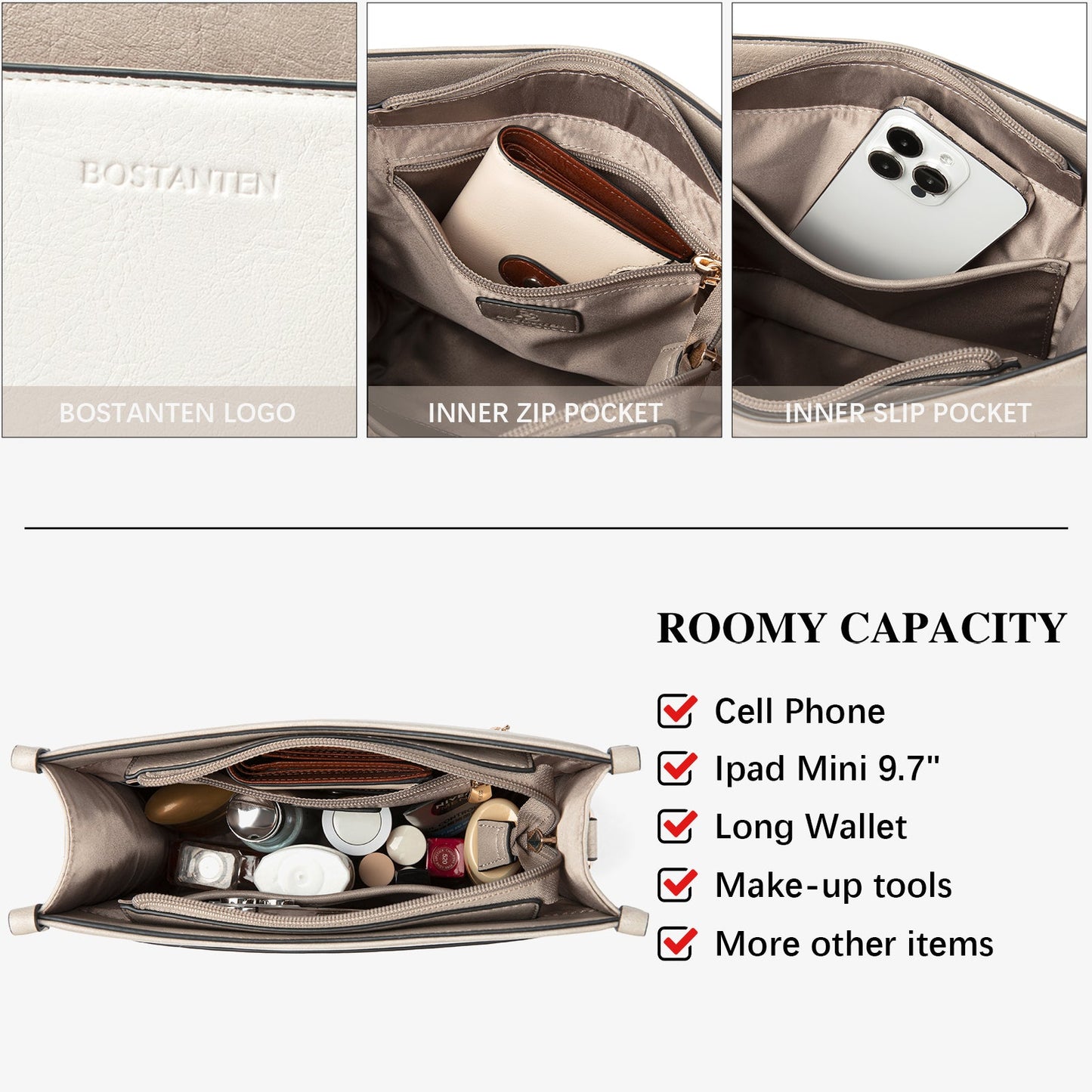 🔥Discount 70% Lotty Floral Embroidered Leather Tote with Shoulder Strap