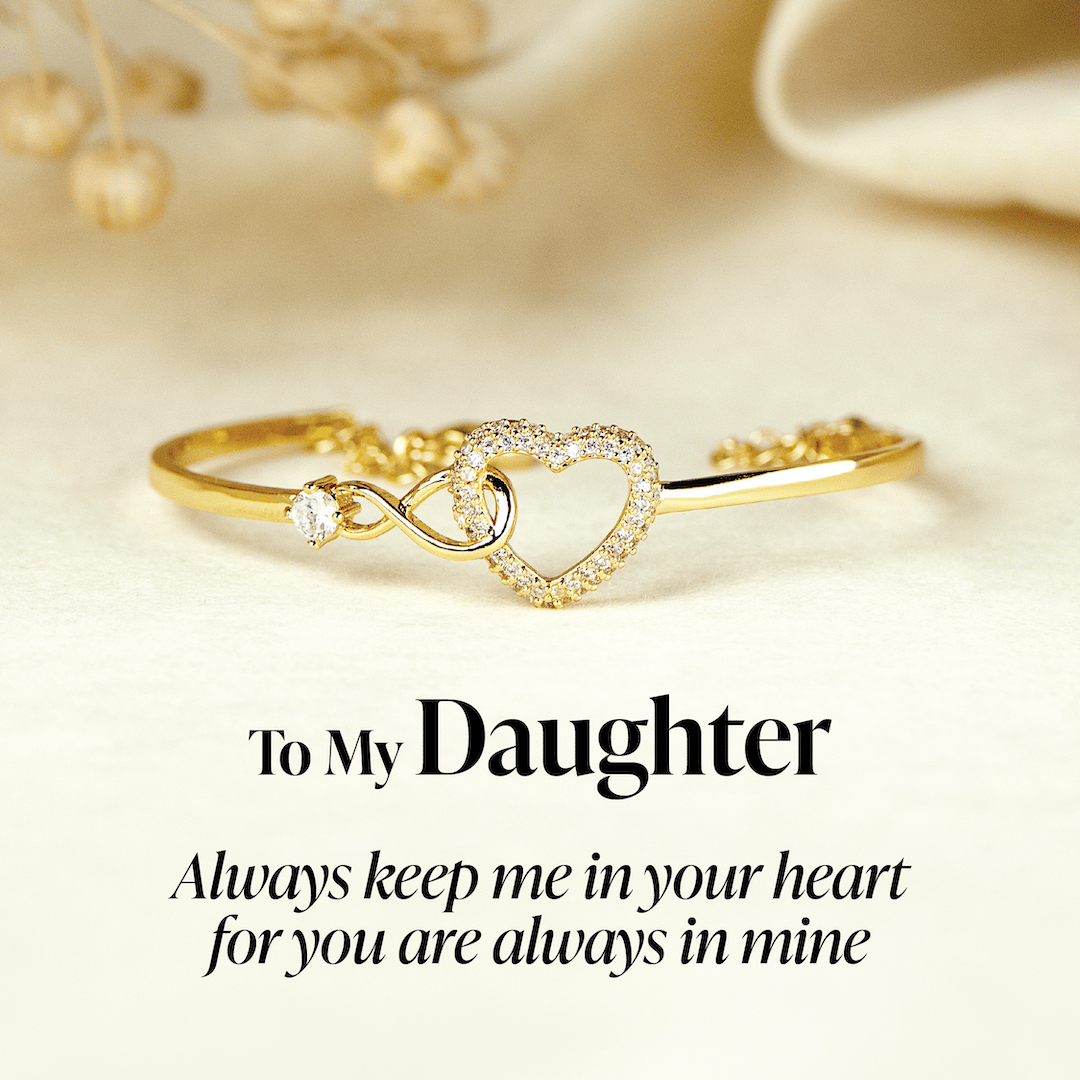 🤩Perfect for Mother's Day--BUY 1 GET 1 FREE--For Daughter- Always In My Heart - Infinity Heart Bracelet