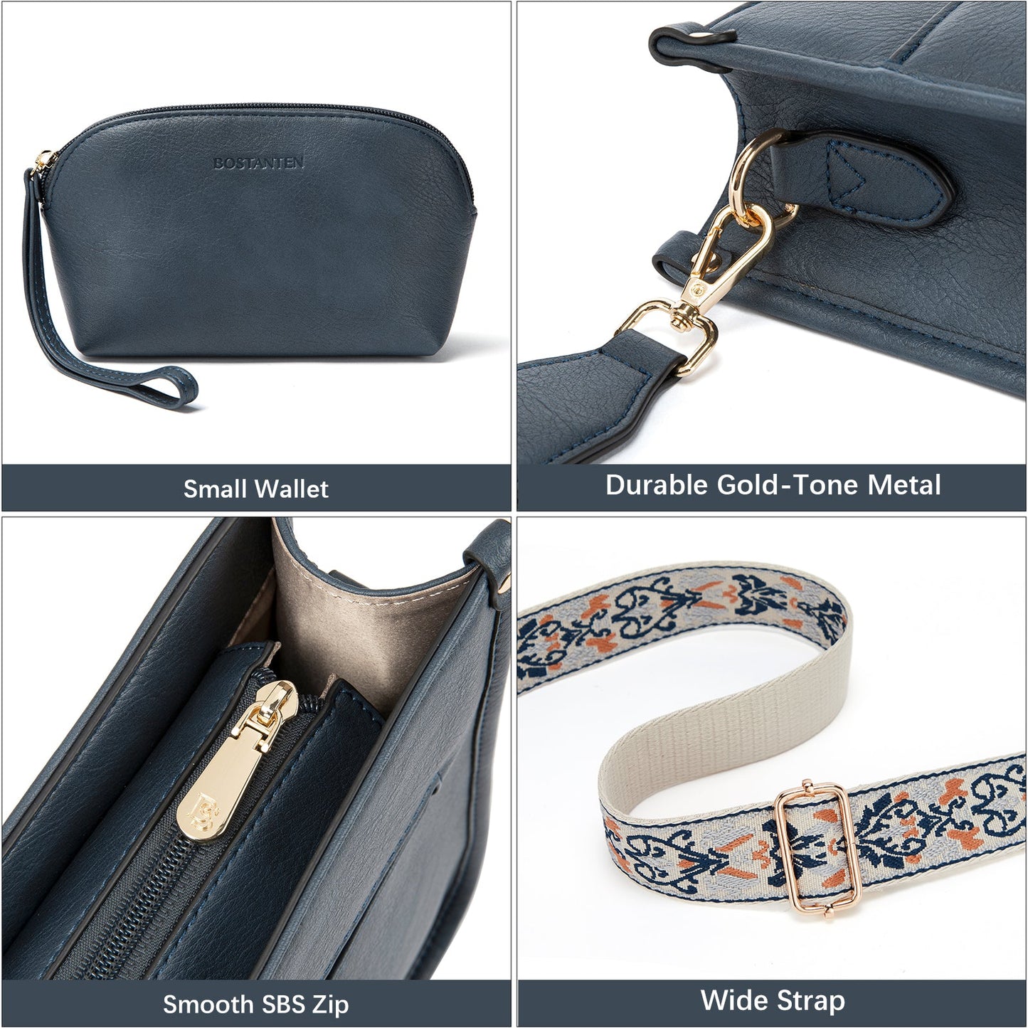 🔥Discount 70% Lotty Floral Embroidered Leather Tote with Shoulder Strap