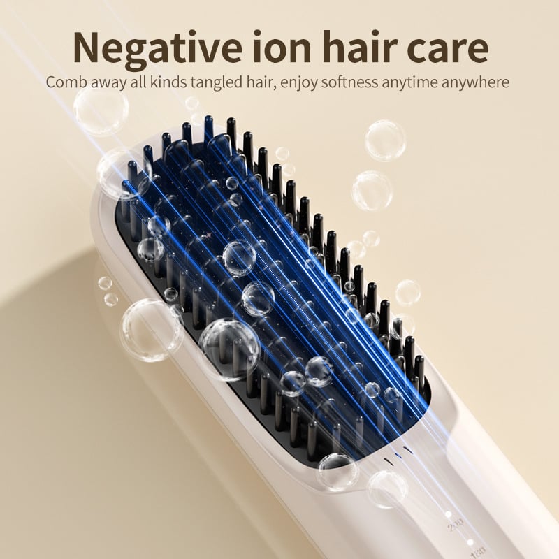 USB Cordless Negative Ion Hair Straightening Comb🎄Buy 2 Free Shipping
