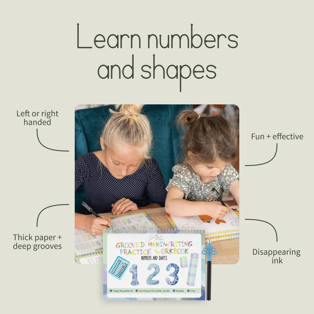🔥Last Day 50% OFF - 📚✨Grooved Handwriting Practice Books for Kids 3-5