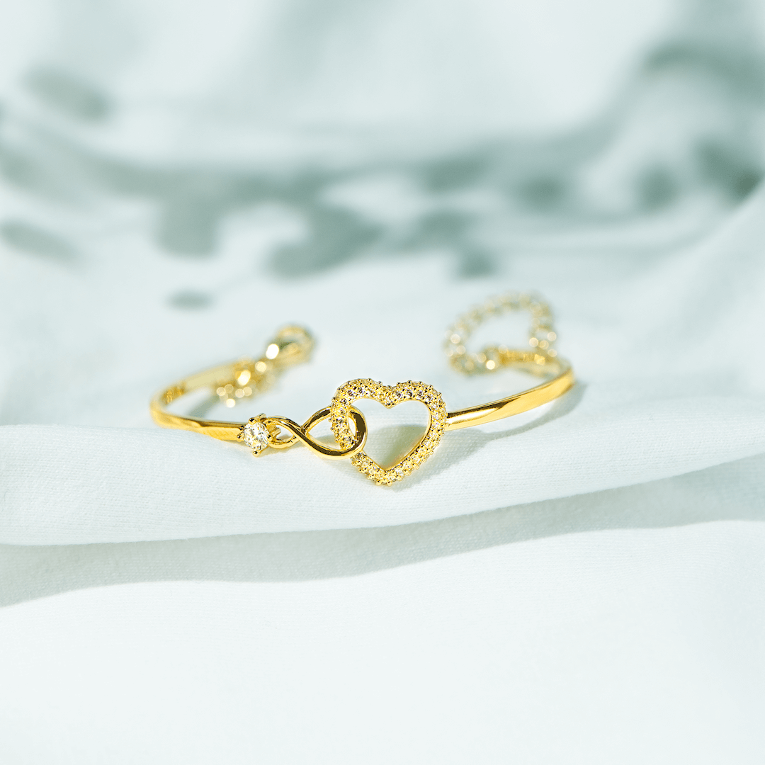 🤩Perfect for Mother's Day--BUY 1 GET 1 FREE--For Daughter- Always In My Heart - Infinity Heart Bracelet