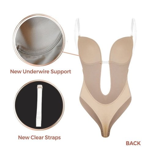 🔥Last Day 49% OFF🔥Plunge Backless Body Shaper Bra