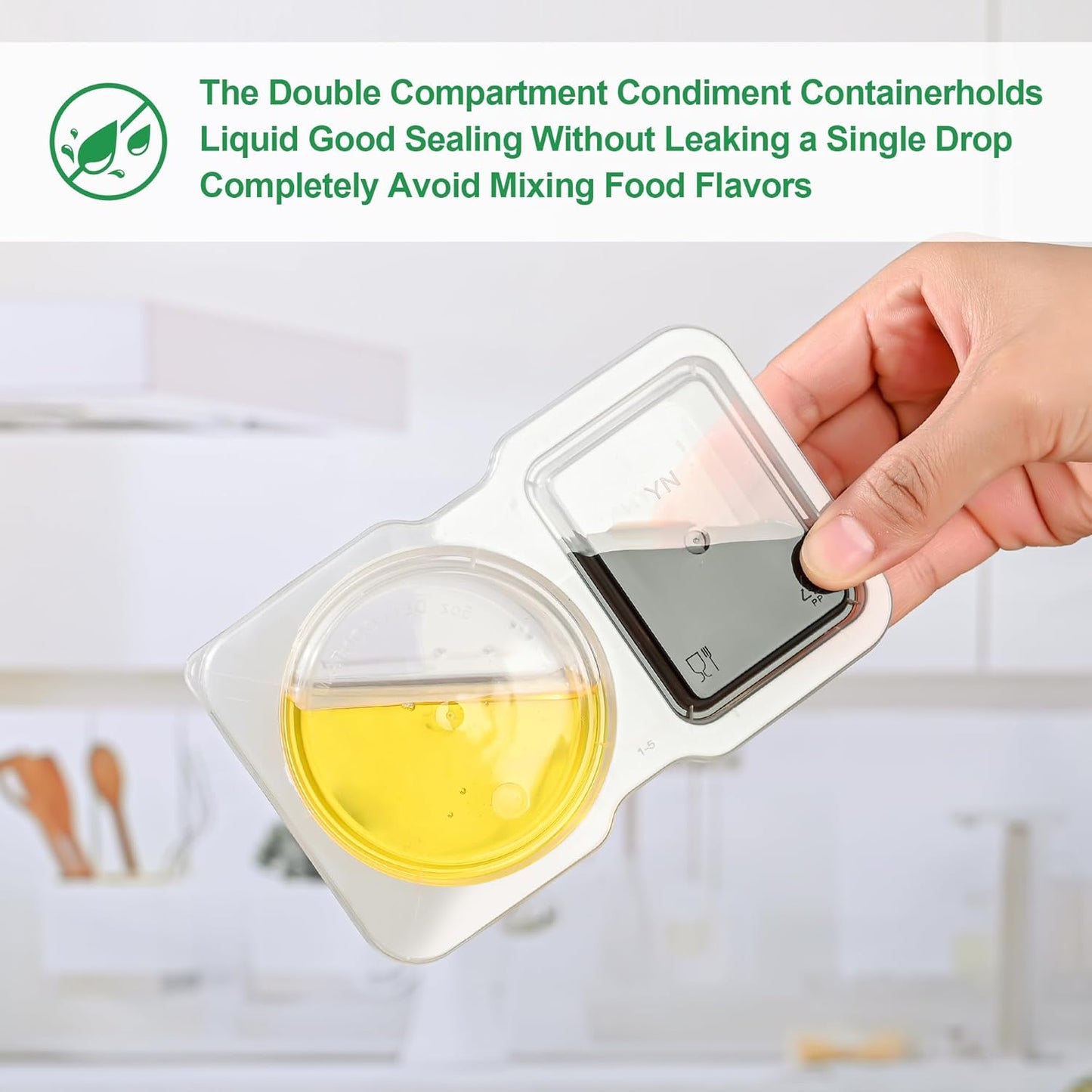 💥Last Day 49% OFF💥Double Compartment Condiment Containers