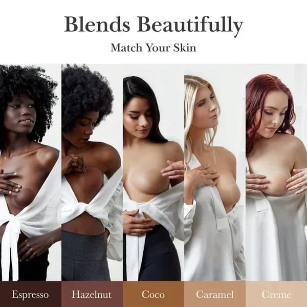 ๐#1 Bestselling๐ --- Go Braless! Seamless CAKES circles (Latex-free and 100% Medical Silicone)