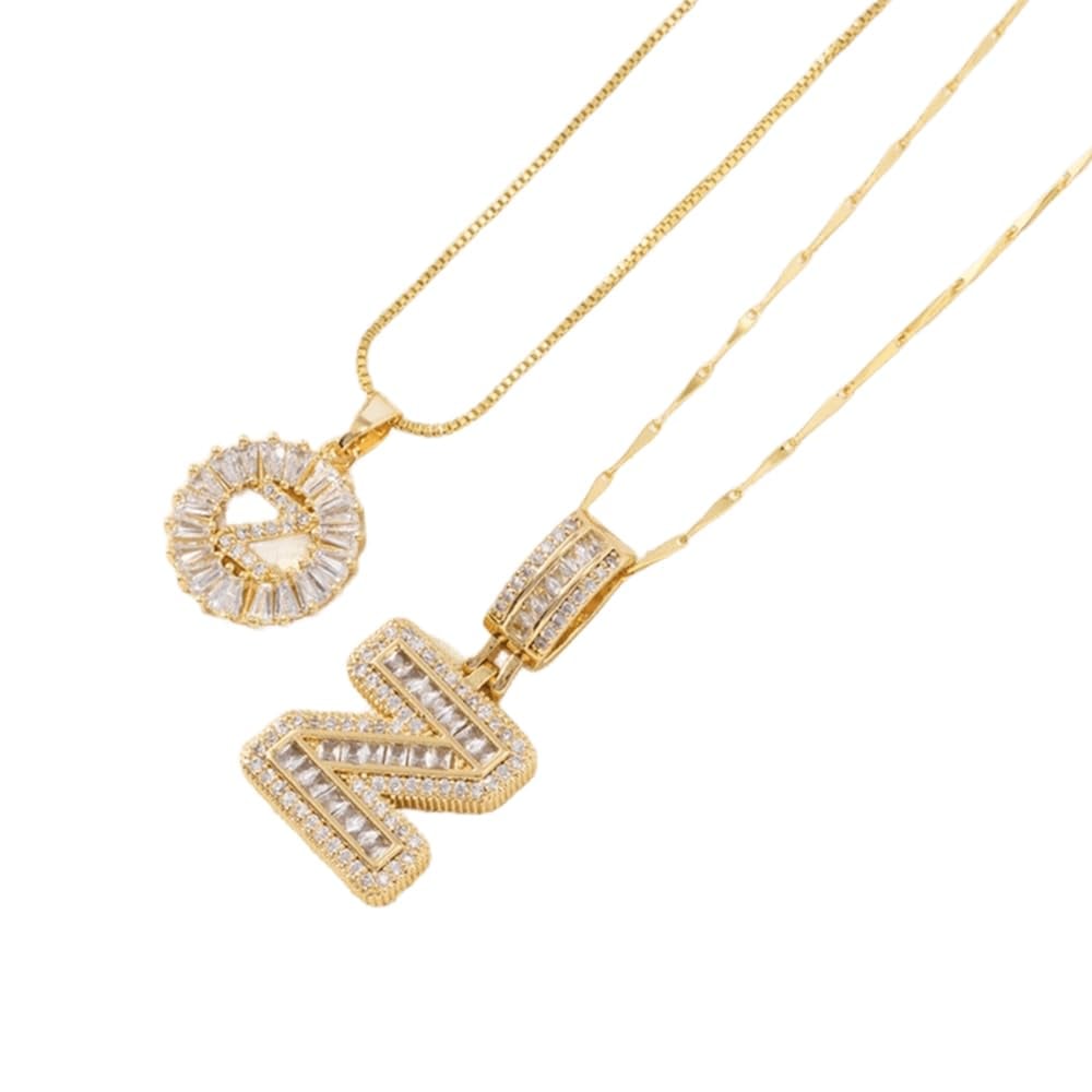 BUY 1 GET 1 FREE (2 Pack) - Initial Letter Pendant Necklaces