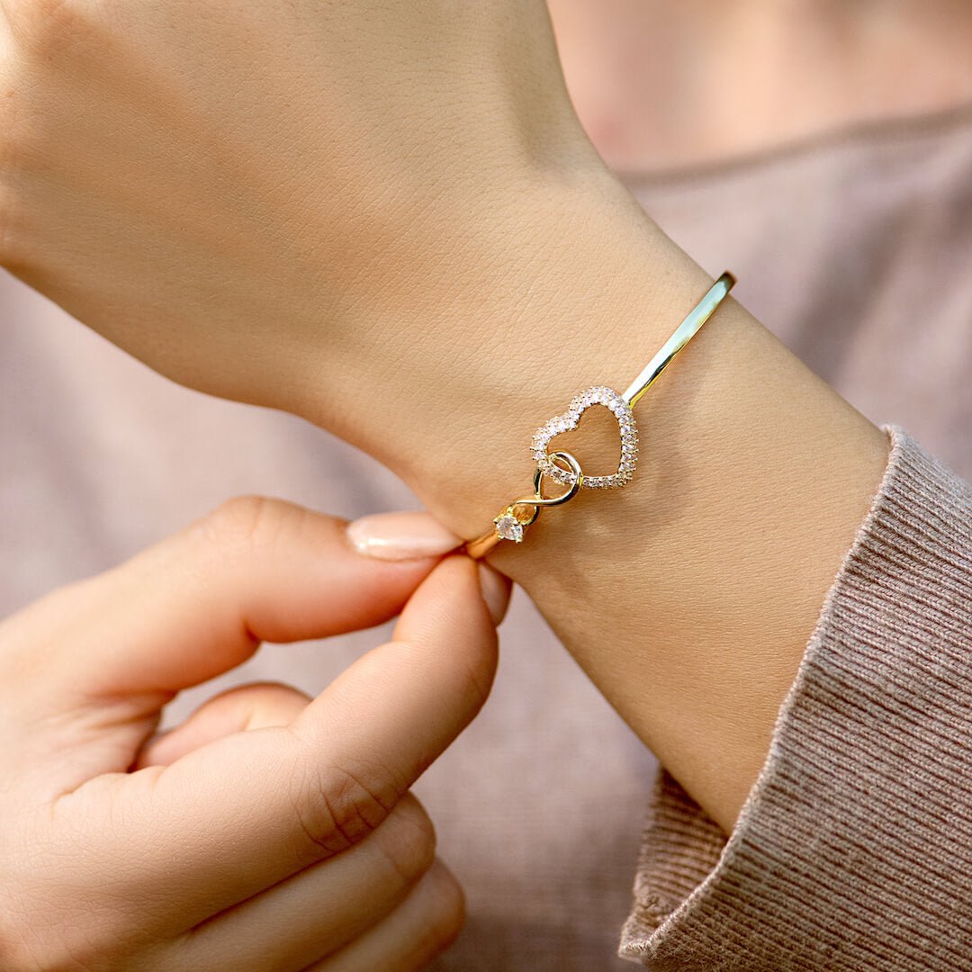 🤩Perfect for Mother's Day--BUY 1 GET 1 FREE--For Daughter- Always In My Heart - Infinity Heart Bracelet