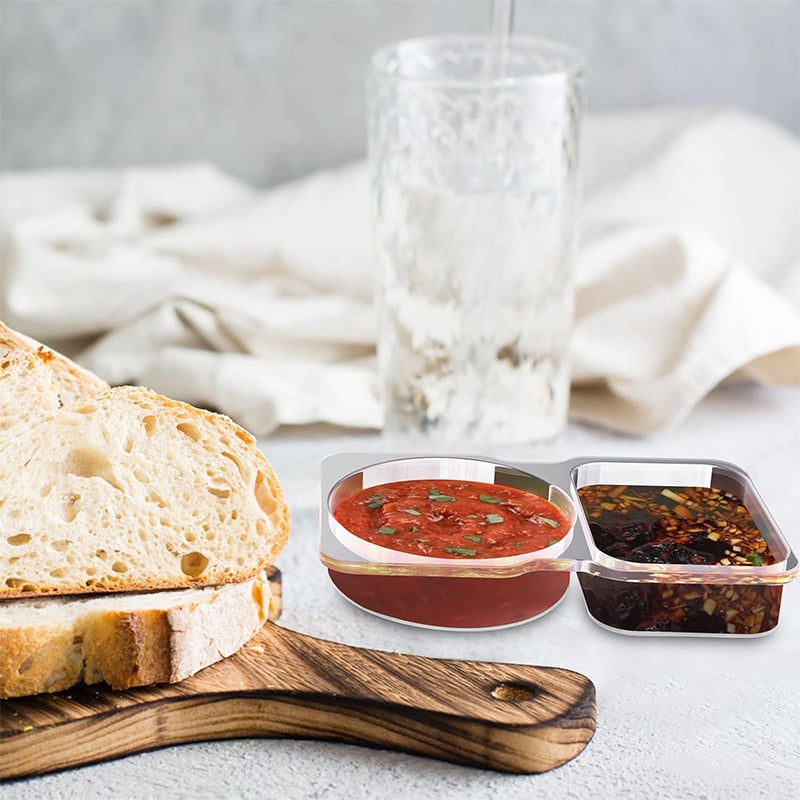 💥Last Day 49% OFF💥Double Compartment Condiment Containers