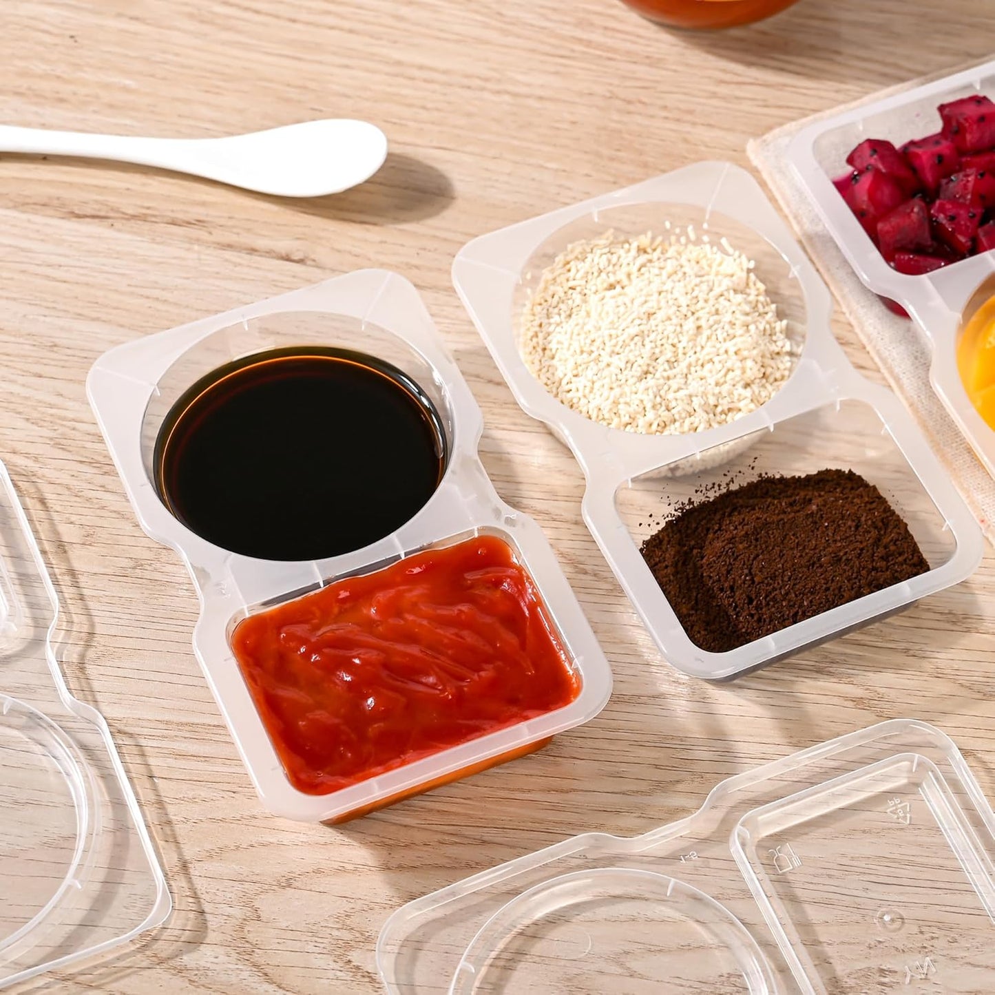 💥Last Day 49% OFF💥Double Compartment Condiment Containers