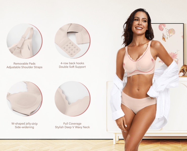 ⏰Last Day Promotion 49% OFF✨Seamless Comfort Smoothing Push Up Bra