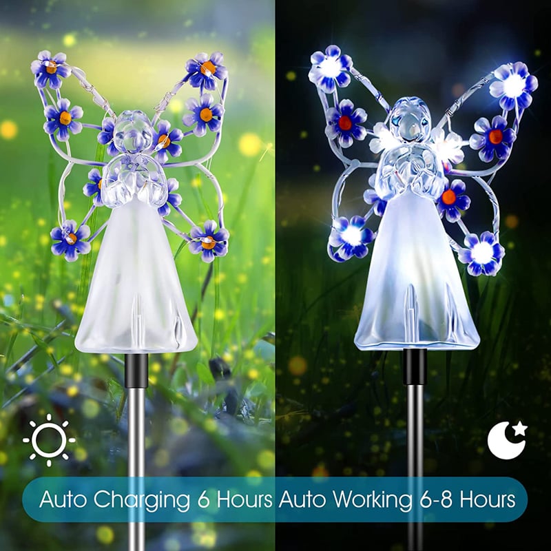 👼LAST DAY 50% OFF - Waterproof Solar Angel lights
