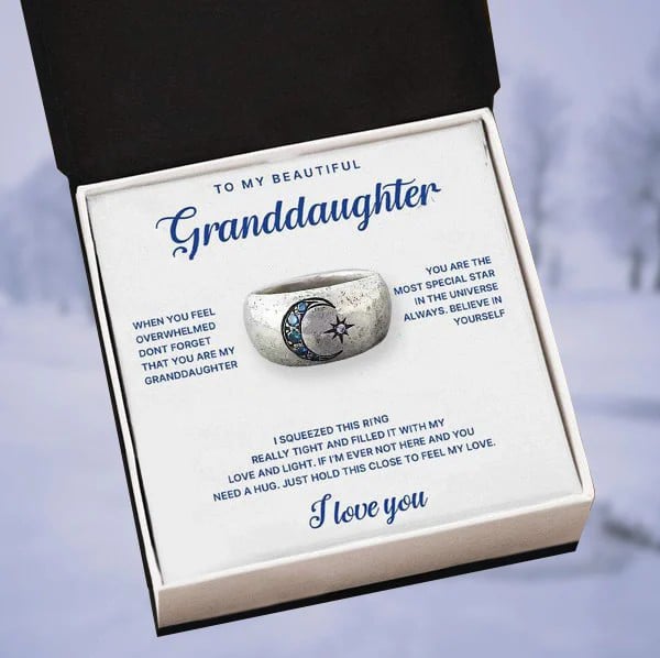 BUY 1 GET 1 FREE🔥To My Granddaughter Ring - ''We always have each other's back''👩❤️👩