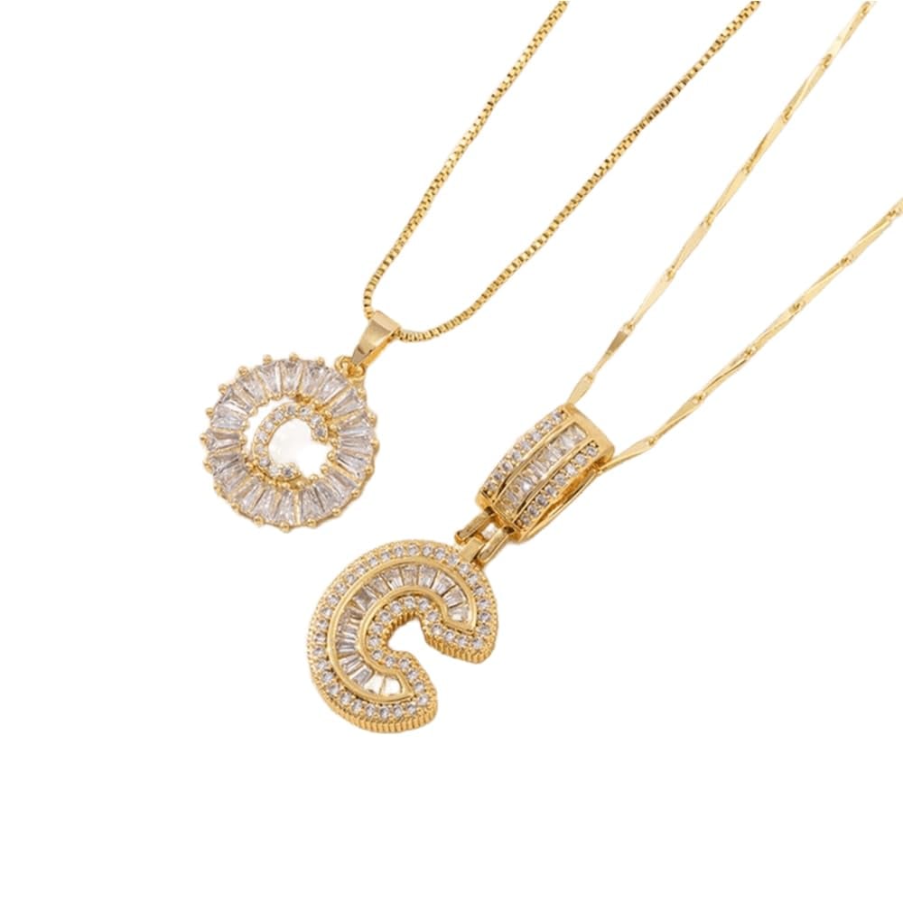 BUY 1 GET 1 FREE (2 Pack) - Initial Letter Pendant Necklaces