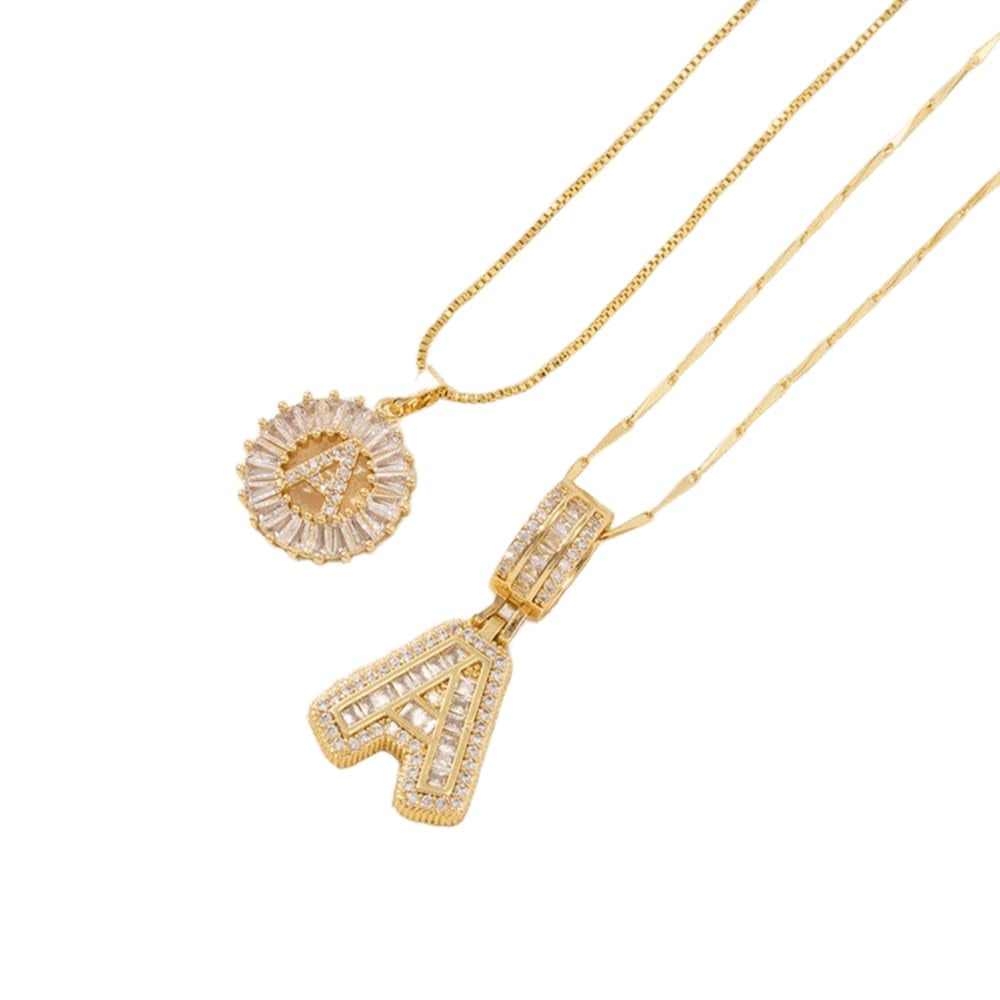 BUY 1 GET 1 FREE (2 Pack) - Initial Letter Pendant Necklaces