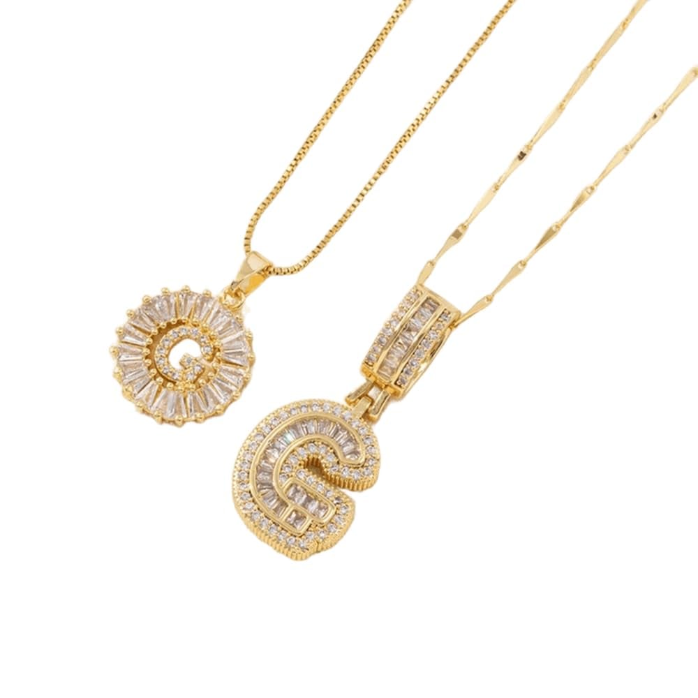 BUY 1 GET 1 FREE (2 Pack) - Initial Letter Pendant Necklaces