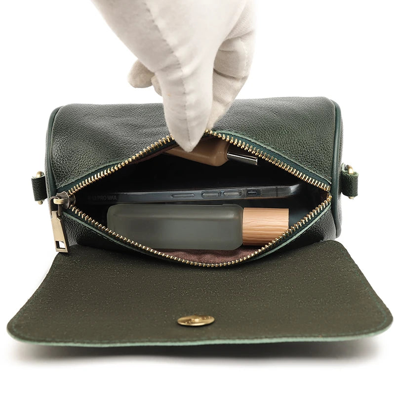The Classic Artisan Leather Crossbody Bag