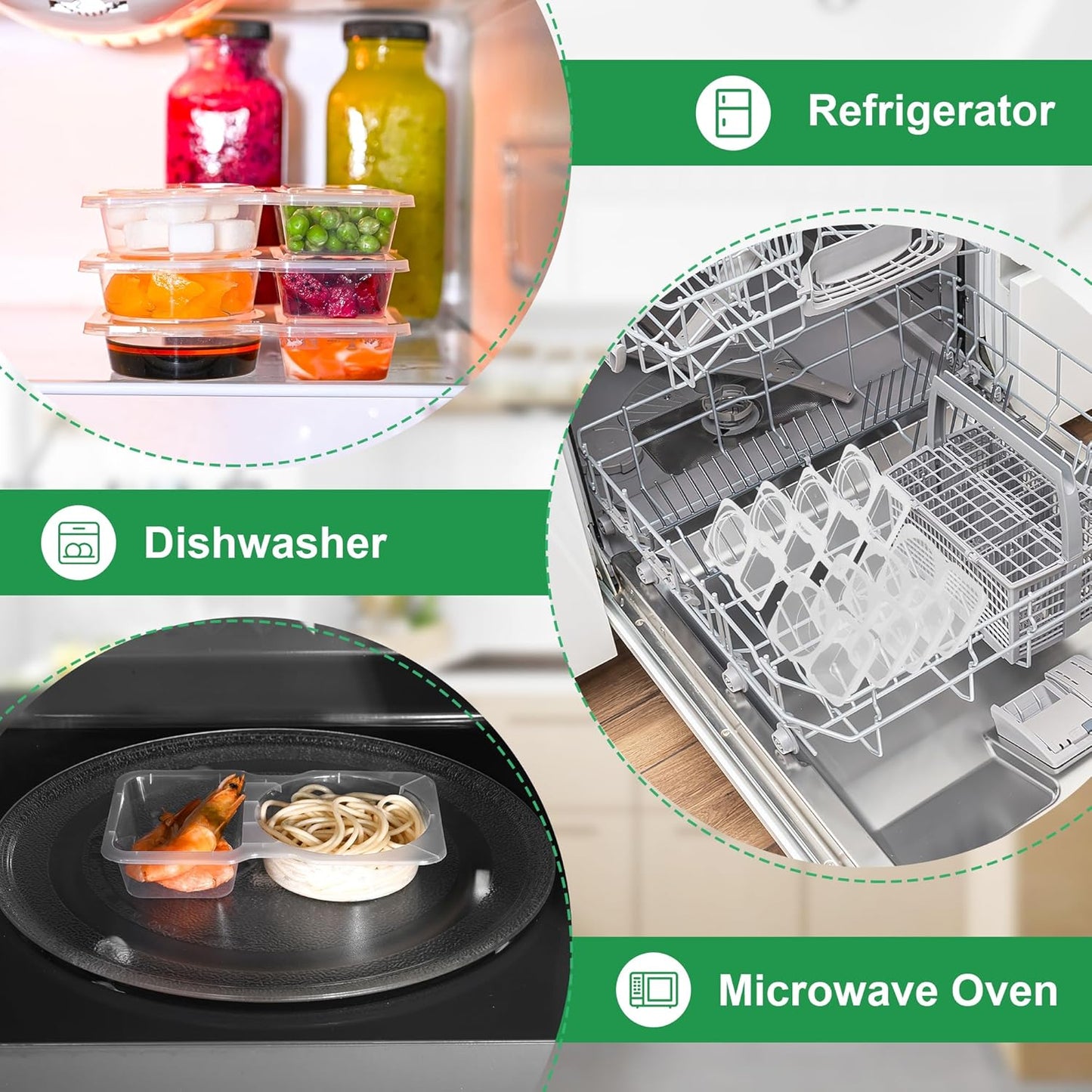 💥Last Day 49% OFF💥Double Compartment Condiment Containers