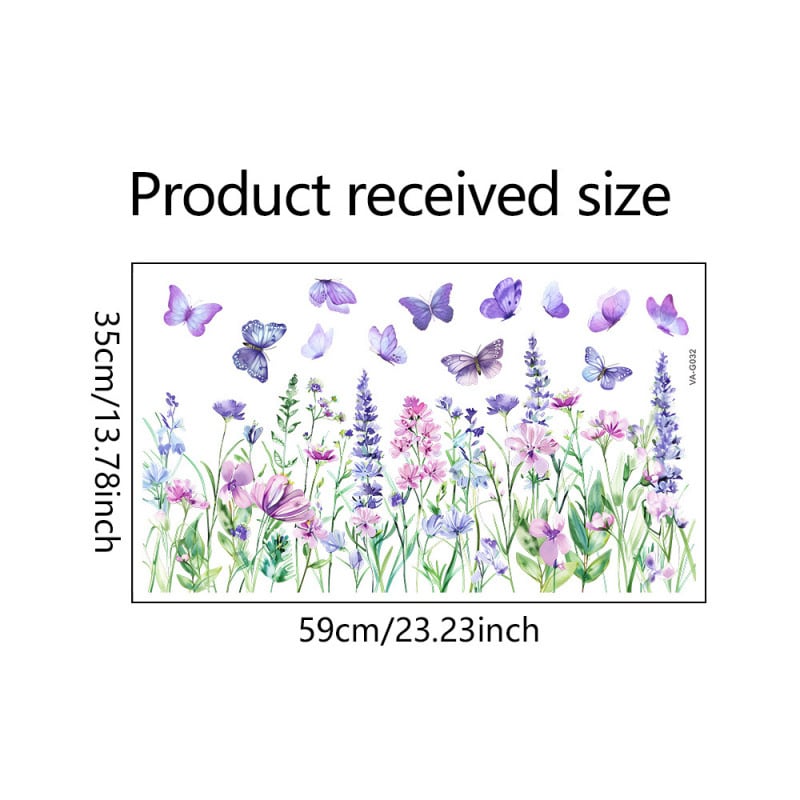 💐Colorful Floral Bouquet Window Sticker🖼️(Cut to size freely)
