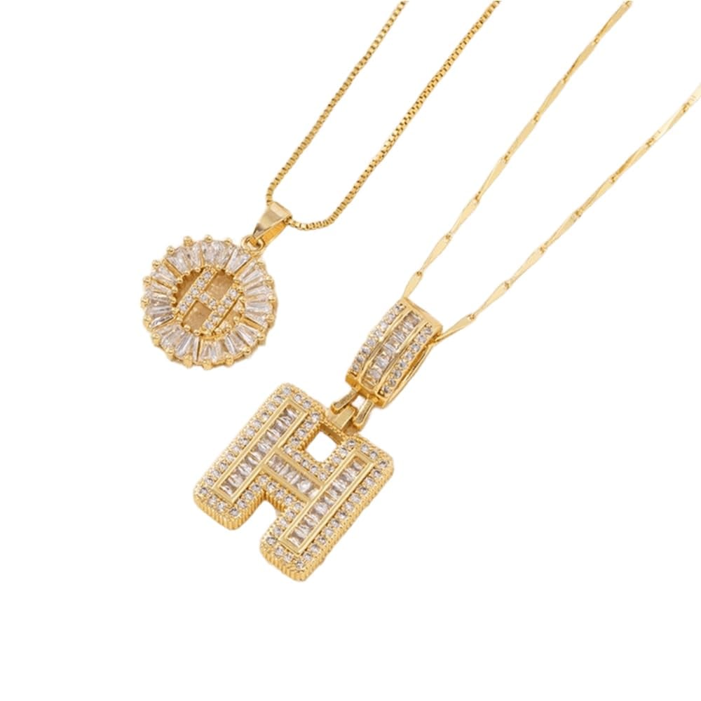 BUY 1 GET 1 FREE (2 Pack) - Initial Letter Pendant Necklaces
