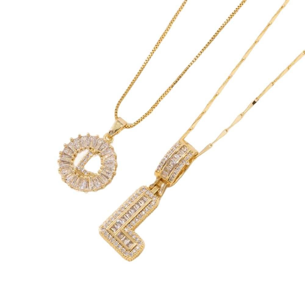 BUY 1 GET 1 FREE (2 Pack) - Initial Letter Pendant Necklaces