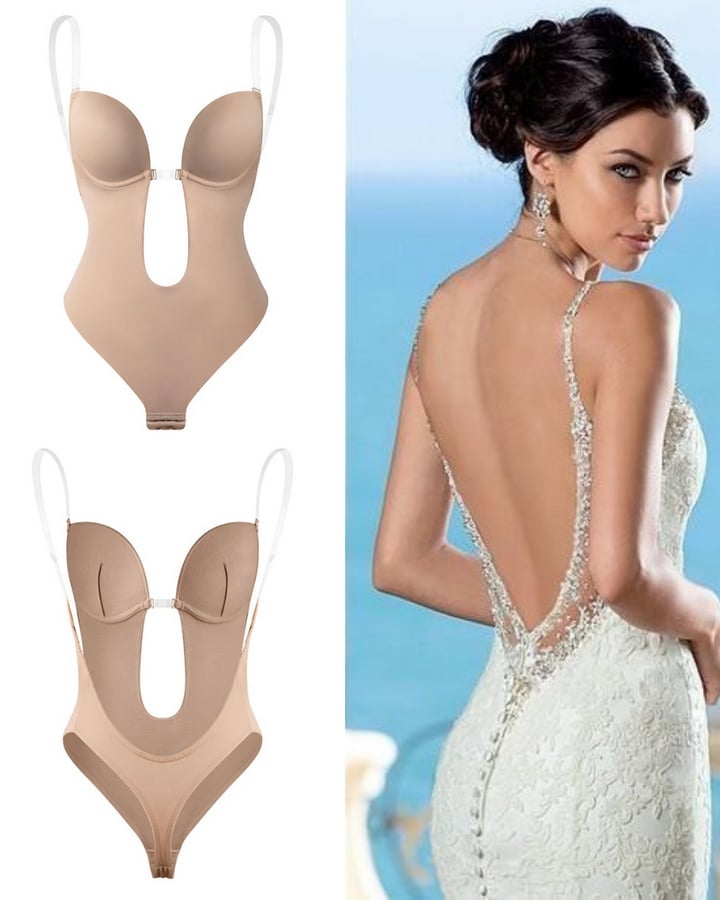 🔥Last Day 49% OFF🔥Plunge Backless Body Shaper Bra