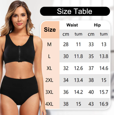 š„Buy 3 get 2 freešPlus Size High-Waist Hip-Lifting Cotton Panties for Women