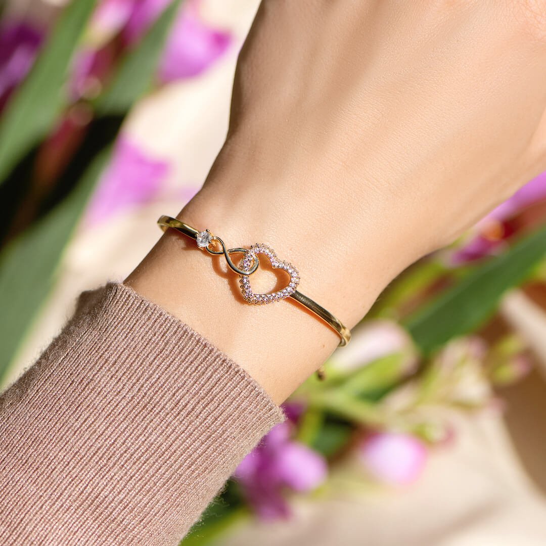 🤩Perfect for Mother's Day--BUY 1 GET 1 FREE--For Daughter- Always In My Heart - Infinity Heart Bracelet