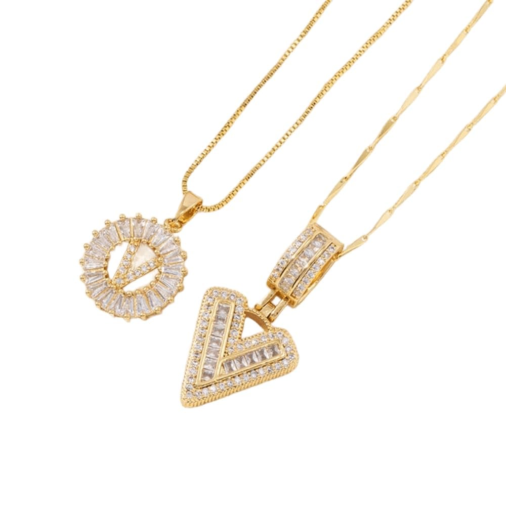 BUY 1 GET 1 FREE (2 Pack) - Initial Letter Pendant Necklaces